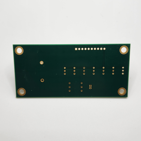 Back of unpopulated Simple Switch and Speaker Demo Board v2 PCB