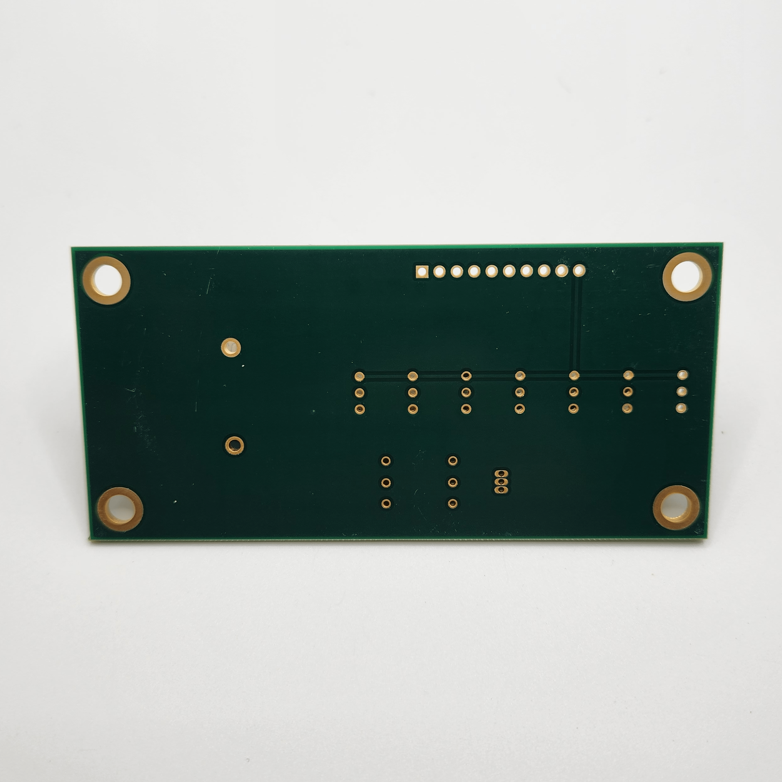 Back of unpopulated Simple Switch and Speaker Demo Board v2 PCB