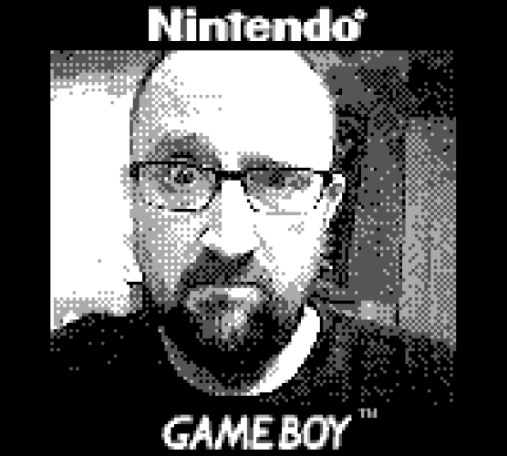 GameBoy Printer emulator print of a GameBoy Camera picture of zoggins