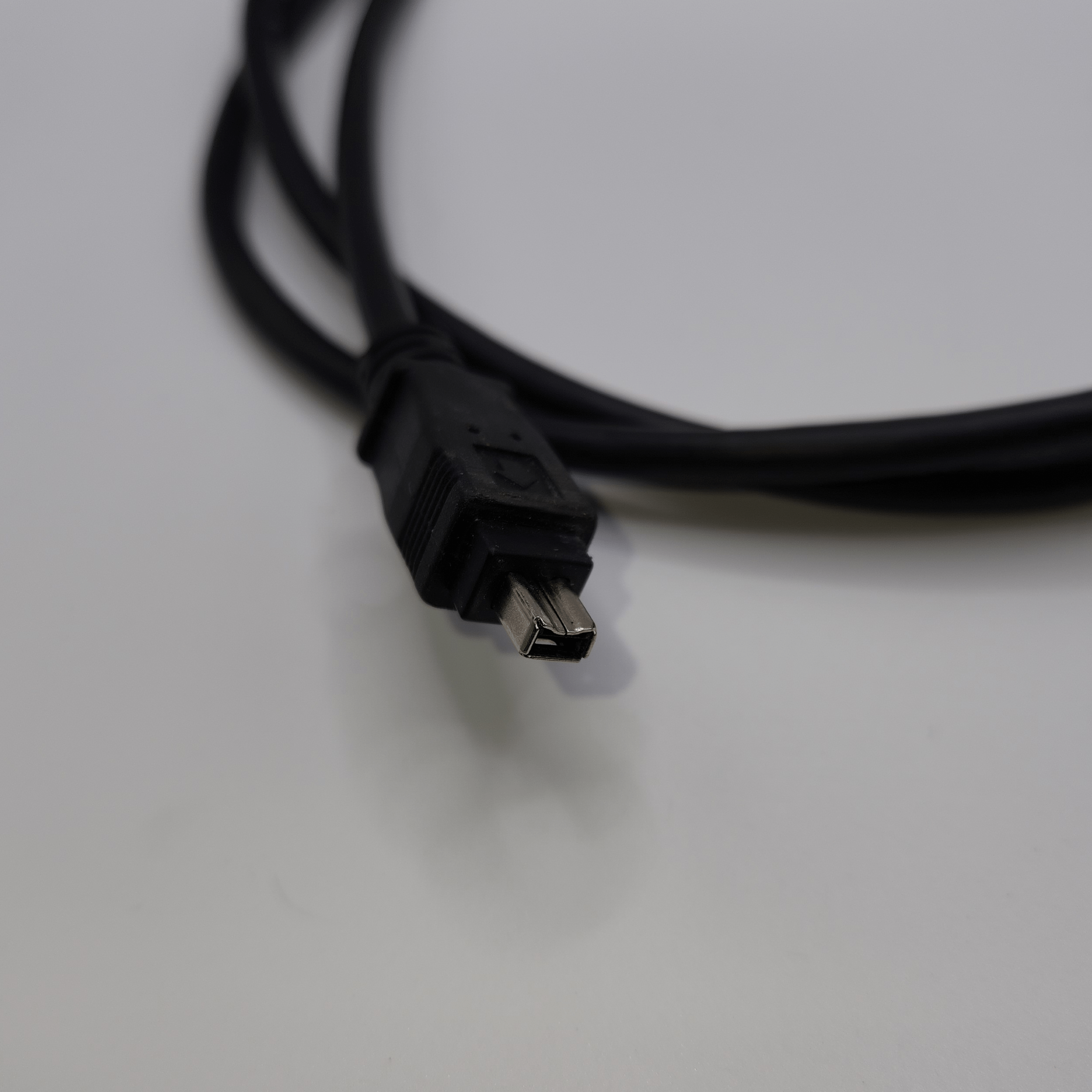 Close up of Firewire port used on RetroSpy Vision Nuon cable