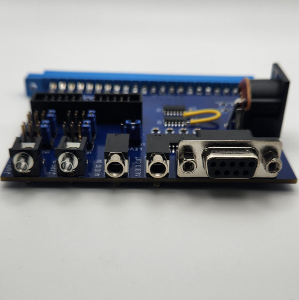 Picture of the port side of the AIM 65 I/O board