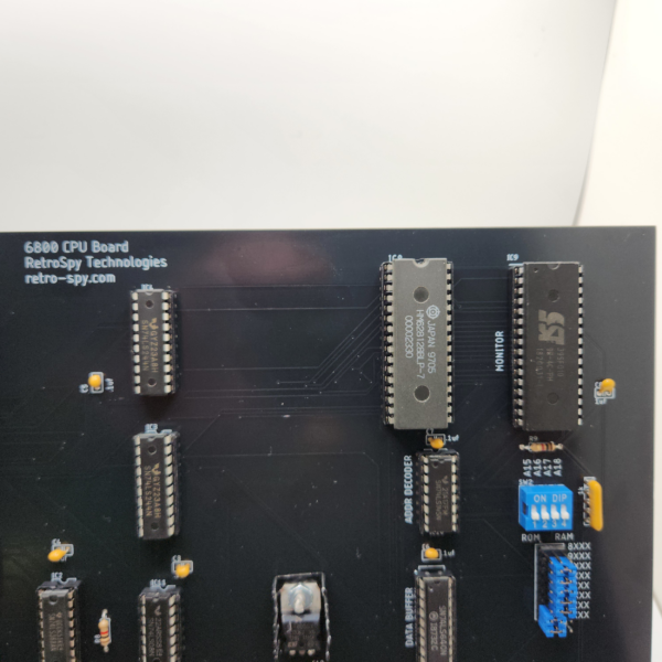 Upper right of SS-50 6800 CPU Card