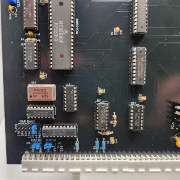 Bottom left of SS-50 6800 CPU Card