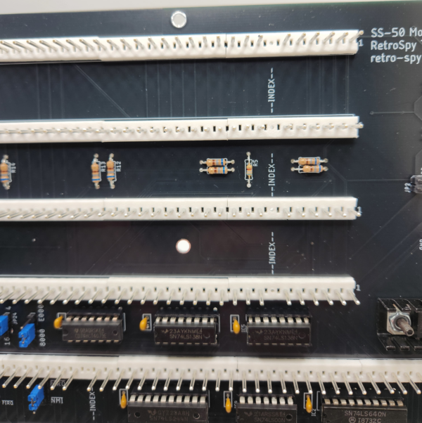 Upper center of SS-50 motherboard