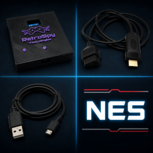 Complete NES RetroSpy input display kit