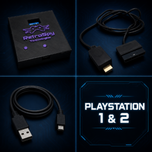 Complete PlayStation 1 and 2 RetroSpy input display kit